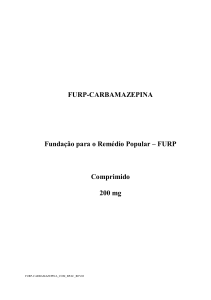 Bula Paciente - Furp - Governo do Estado de São Paulo