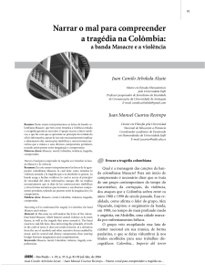 Narrar o mal para compreender a tragédia na Colômbia