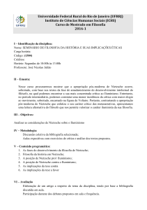 seminário de filosofia da história e suas implicações éticas