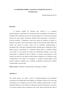 O alzheimer sobre o olhar da neuropsicologia e
