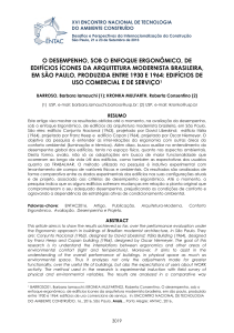 o desempenho, sob o enfoque ergonômico, de edifícios ícones da
