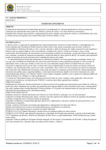 050536/2011 Fortalecimento da presen&ccedil;a da Guarda Municipal