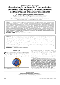 Caracterização da hepatite C em pacientes assistidos pelo