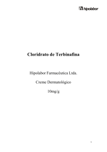 Cloridrato de Terbinafina