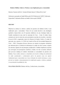 Diabetes Mellitus: Saberes e Práticas e suas Implicações para o