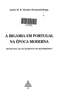 a bigamia em portugal na época moderna