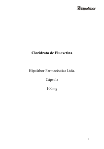 Cloridrato de Fluoxetina Hipolabor Farmacêutica Ltda. Cápsula