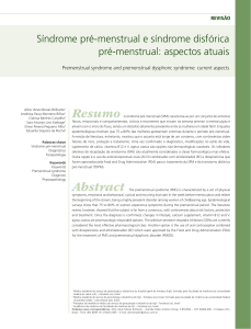 Síndrome pré-menstrual e síndrome disfórica pré-menstrual