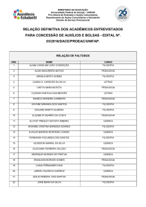 relação definitiva – concessão – faltosos