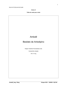 Amlodil Besilato de Anlodipino