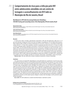 Comportamento de risco para a infecção pelo HIV entre