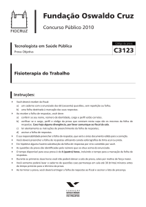 Fisioterapia do Trabalho - Direh