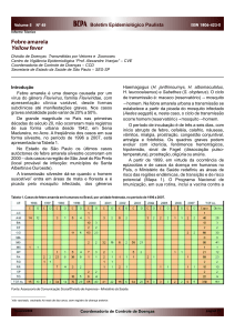 Febre amarela Yellow fever - Portal de Revistas
