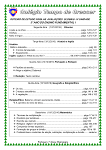 3º ano do ensino fundamental i