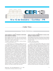 Cárdio / Tórax - Radiologia Brasileira