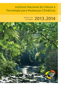 Relatório de Atividades 2013-2014 Categoria