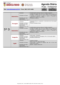 Agenda Diária 5º D