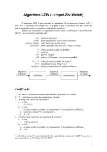 Algoritmo LZW (Lempel-Ziv-Welch)