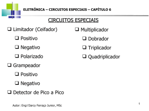 CIRCUITOS ESPECIAIS Limitador (Ceifador) Positivo Negativo