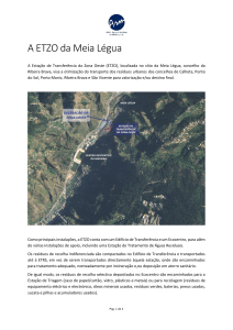 A ETZO da Meia Légua - Águas e Resíduos da Madeira, SA