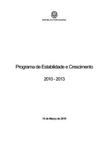 Programa de Estabilidade e Crescimento [2010-2013]