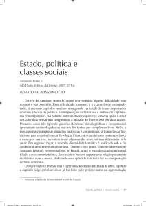 Estado, política e classes sociais