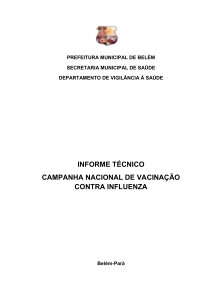 informe técnico campanha nacional de vacinação contra influenza