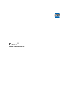 Prozen - Anvisa