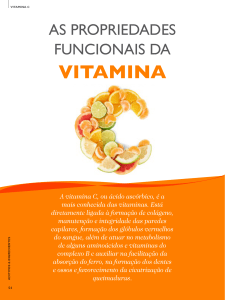 as propriedades funcionais da vitamina c