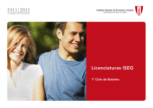 Licenciaturas ISEG - Universidade de Lisboa