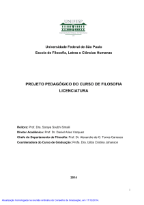 ppc filosofia - licenciatura 2015