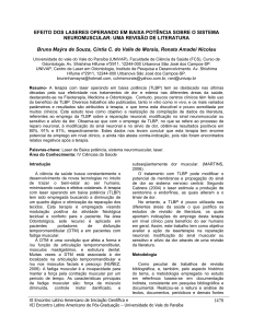 EFEITO DO LASER DE BAIXA POTNCIA SOBRE O SISTEMA