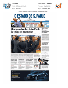 Canal: Veículo: Tipo de Clipping: Publicação: Seção: Página