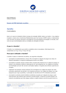Xarelto EPAR summary update X-0017 - EMA