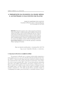 a tripartição da filosofia na idade média e antigüidade e suas fontes