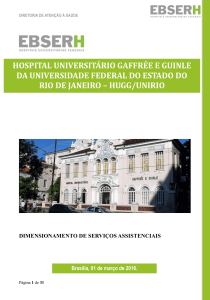 HOSPITAL UNIVERSITÁRIO GAFFRÉE E GUINLE DA