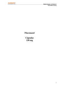 Fluconazol Cápsulas 150 mg