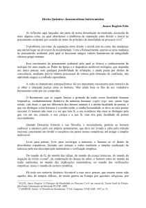 Direito Quântico: Jusnaturalismo Indeterminista Juarez Rogério