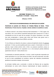 Informe Técnico 31 - Influenza A/H1N1