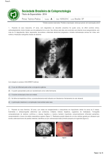 Prova A - Sociedade Brasileira de Coloproctologia