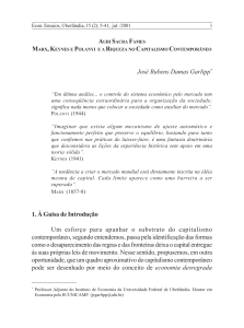 José Rubens Damas Garlipp* 1. À Guisa de Introdução Um