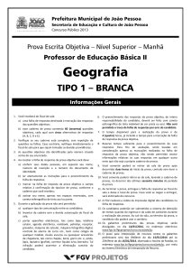 Prova - FGV Projetos