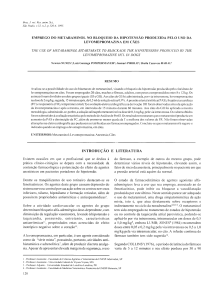 introdução e literatura - Portal de Revistas em Veterinária e Zootecnia