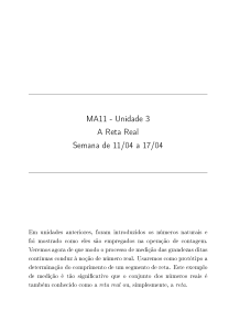 MA11 - Unidade 3 A Reta Real Semana de 11/04 a 17/04