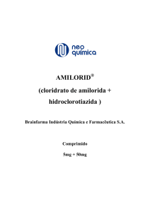 AMILORID (cloridrato de amilorida + hidroclorotiazida )