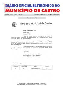 arquivo pdf - Prefeitura Municipal de Castro