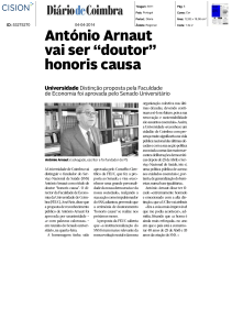 António Arnaut vai ser “doutor” honoris causa