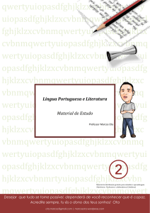 Material para Estudo - Língua Portuguesa - Blog