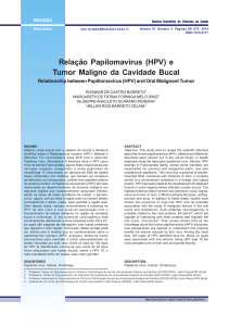 Relação Papilomavírus (HPV) e Tumor Maligno da