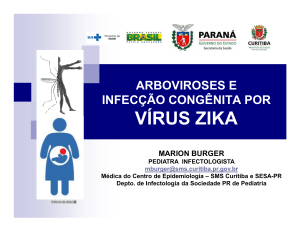 VÍRUS ZIKA - Sesa - Estado do Paraná